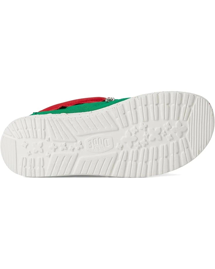 Hey Dude Kids Wally Holiday Elf (Little Kid/Big Kid) | Loafers 3 Hey Dude Kids Wally Holiday Elf (Little Kid/Big Kid) | Loafers - Image 3