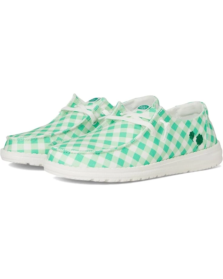 Hey Dude Wendy Shamrock Gingham | Loafers 1 Hey Dude Wendy Shamrock Gingham | Loafers