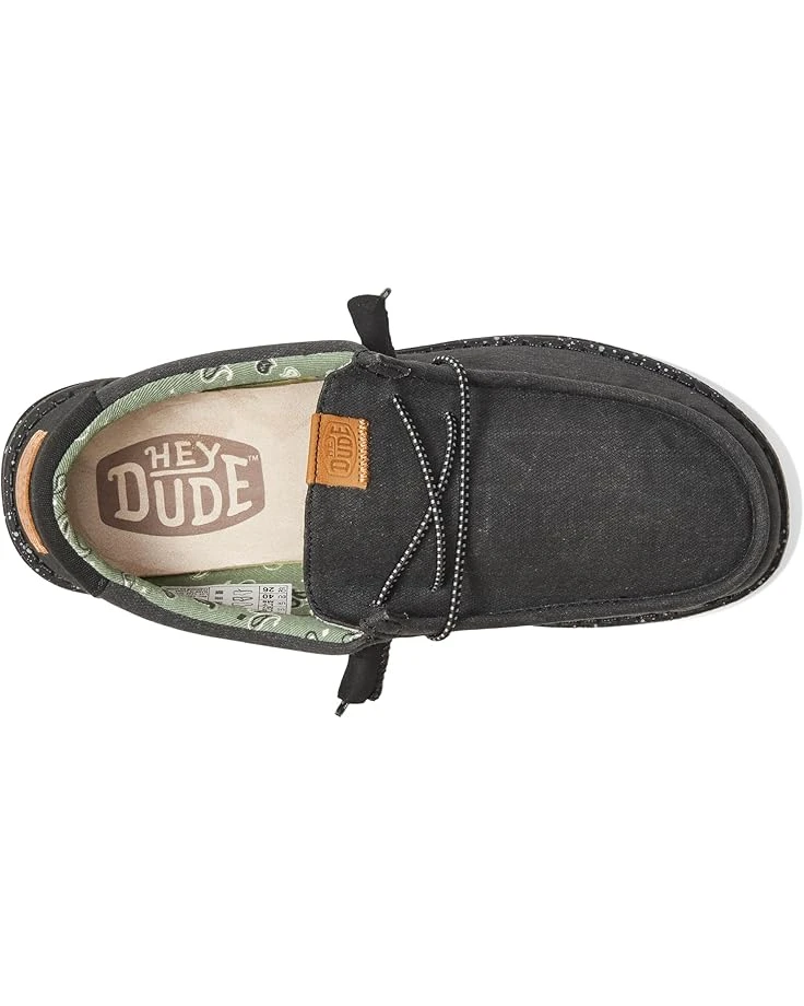 Hey Dude Wally Washed Canvas Slip-On Casual Shoes | Sneakers & Athletic Shoes 2 Hey Dude Wally Washed Canvas Slip-On Casual Shoes | Sneakers & Athletic Shoes - Image 2