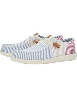 Hey Dude Wally Tri Seersucker | Sneakers & Athletic Shoes