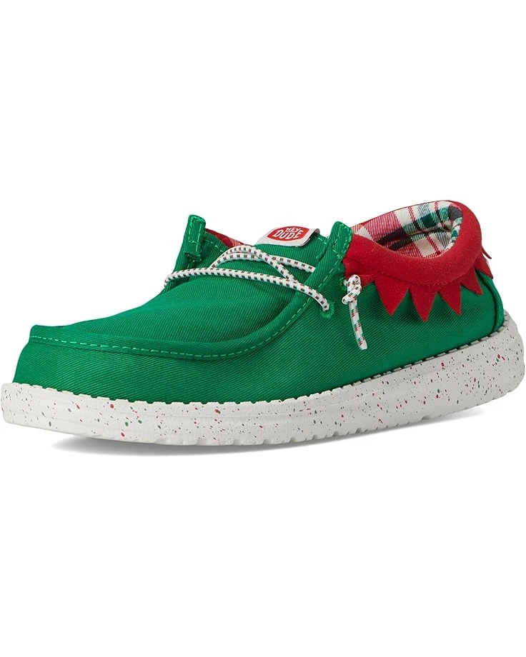 Hey Dude Kids Wally Holiday Elf (Little Kid/Big Kid) | Loafers 7 Hey Dude Kids Wally Holiday Elf (Little Kid/Big Kid) | Loafers - Image 7