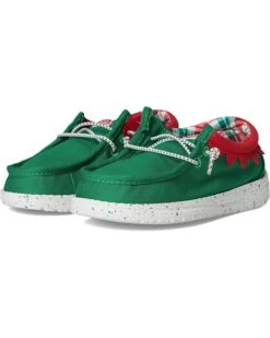 Hey Dude Shop 38 Hey Dude Kids Wally Holiday ELF (Toddler) | Loafers