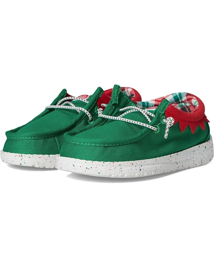 Hey Dude Kids Wally Holiday ELF (Toddler) | Loafers 1 Hey Dude Kids Wally Holiday ELF (Toddler) | Loafers