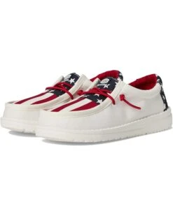 Hey Dude Kids Wally Americana (Little Kid/Big Kid) | Sneakers & Athletic Shoes -Hey Dude Shop 71UUDZKBKOL. AC SR736920