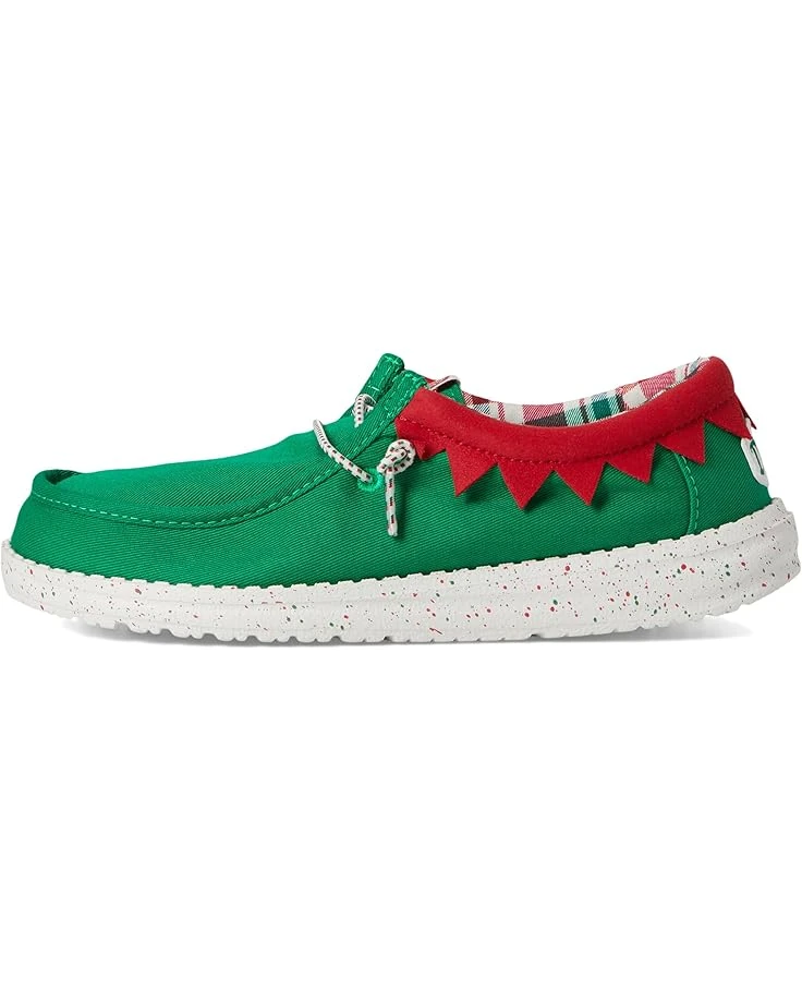 Hey Dude Kids Wally Holiday Elf (Little Kid/Big Kid) | Loafers 4 Hey Dude Kids Wally Holiday Elf (Little Kid/Big Kid) | Loafers - Image 4