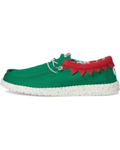 Hey Dude Wally Holiday Elf Green/Red | Loafers -Hey Dude Shop 71W6V1uaEIL. AC SR736920
