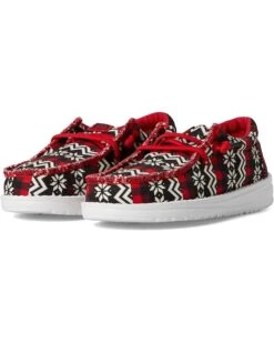 Hey Dude Kids Wally Ugly Sweater (Toddler) | Loafers