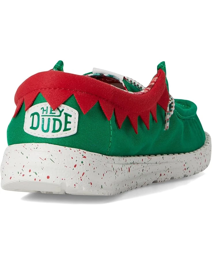 Hey Dude Kids Wally Holiday Elf (Little Kid/Big Kid) | Loafers 5 Hey Dude Kids Wally Holiday Elf (Little Kid/Big Kid) | Loafers - Image 5