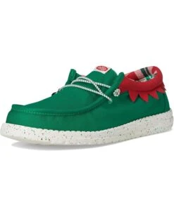 Hey Dude Wally Holiday Elf Green/Red | Loafers -Hey Dude Shop 71uZLvhpNeL. AC SR736920