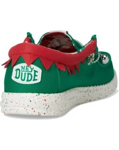 Hey Dude Wally Holiday Elf Green/Red | Loafers -Hey Dude Shop 71wDmPi0kIL. AC SR736920