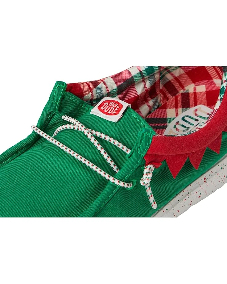 Hey Dude Kids Wally Holiday Elf (Little Kid/Big Kid) | Loafers 6 Hey Dude Kids Wally Holiday Elf (Little Kid/Big Kid) | Loafers - Image 6