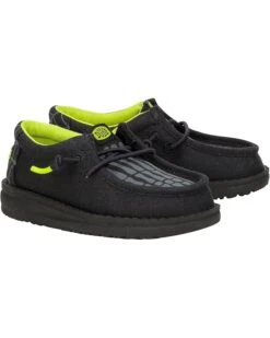 Hey Dude Kids Wally T Skeleton Feet (Toddler) | Sneakers & Athletic Shoes