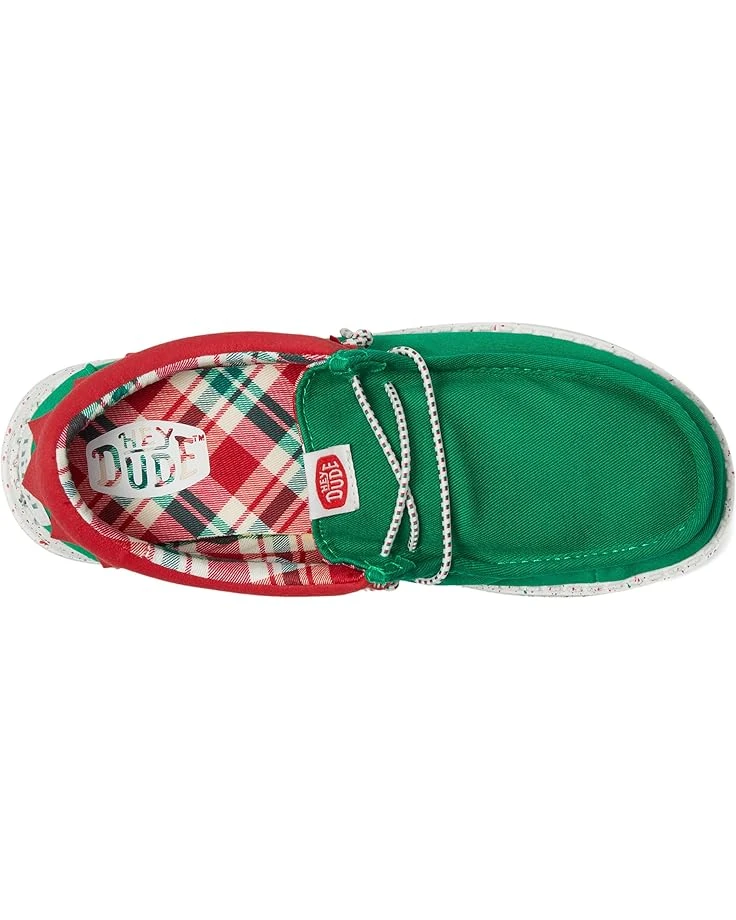 Hey Dude Kids Wally Holiday Elf (Little Kid/Big Kid) | Loafers 2 Hey Dude Kids Wally Holiday Elf (Little Kid/Big Kid) | Loafers - Image 2
