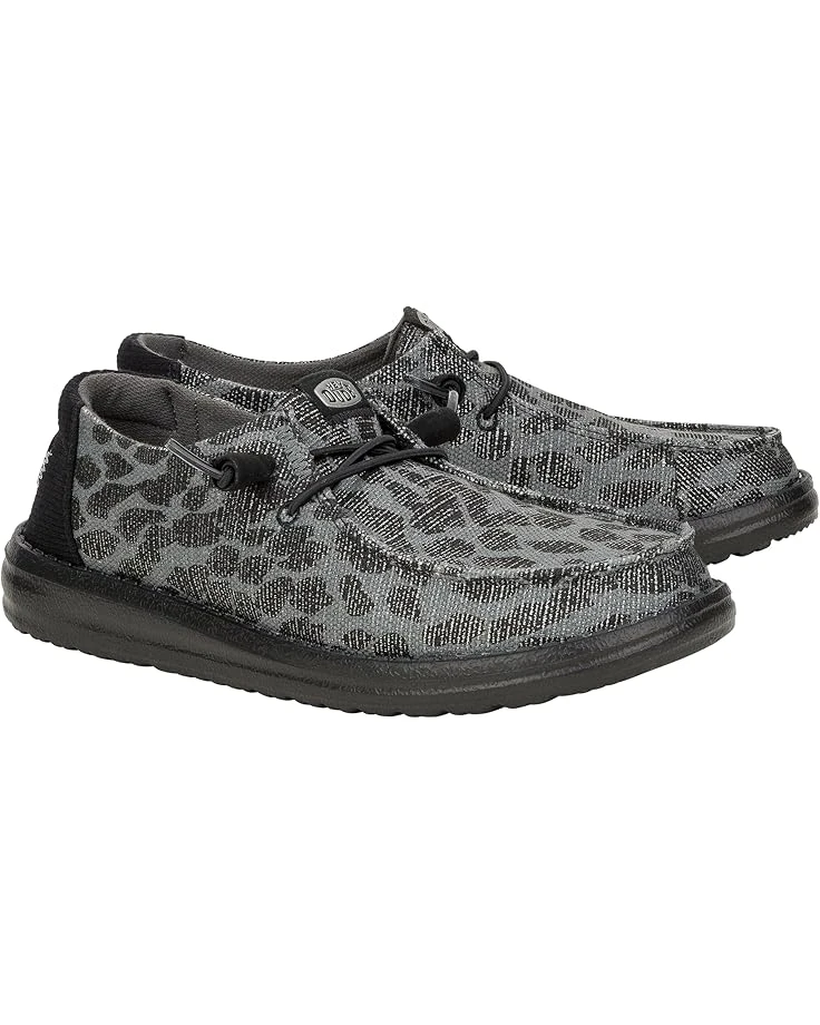 Hey Dude Wendy Leopard Sparkle | Loafers 1 Hey Dude Wendy Leopard Sparkle | Loafers