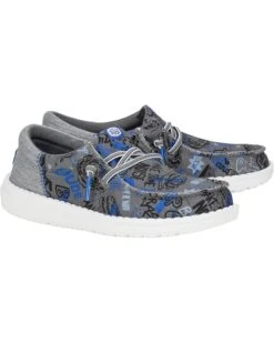 Hey Dude Shop 32 Hey Dude Kids Wally Funk Graffiti Mix (Little Kid/Big Kid) | Loafers