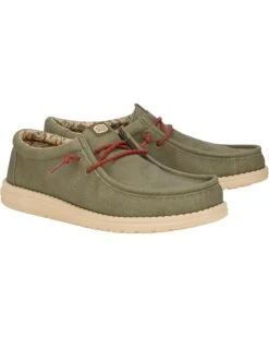 Hey Dude Wally Waxed Canvas | Loafers -Hey Dude Shop 81v7hDcnZNL. AC SR736920