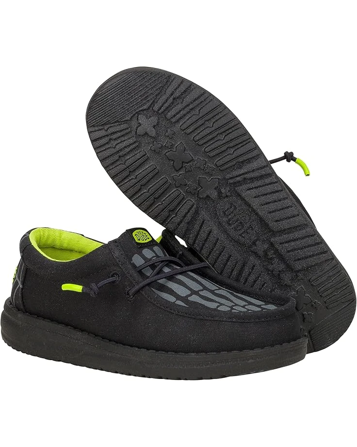 Hey Dude Kids Wally Y Skeleton Feet (Little Kid/Big Kid) | Sneakers & Athletic Shoes 3 Hey Dude Kids Wally Y Skeleton Feet (Little Kid/Big Kid) | Sneakers & Athletic Shoes - Image 3